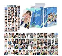 Yuto Stray Kids Laser karma Photocards 124 PCS Photo Cards with Holo Effect Stray Kids Kpop Gift Lomo Cards Merch for Boys and Girls (stray kids)