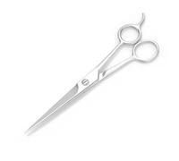 Yutoner Professional Hair Cutting Scissors Sharp Blades Hair Shears/Barber Scissors/Mustache Scissors Stainless Steel Hair Scissors 7" 6.5" 6" Haircut/Hairdresser For Kids, Men and Women (7 Inch)