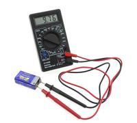 YUTONG Digital Pocket Multimeter Car Fuse Tester Battery Voltage Meter Electronic Mini Multimeter Accessories Ammeter Resistance Two Tube Three Tube With Battery Pen