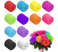 YUTOU 12 Rolls of Crepe Paper Colourful 12 Colours Rainbow Crepe Paper Tape Colourful Crepe Ribbons Decoration DIY Paper Streamer Streamer Streamers for Wedding Christening Party Birthday Christmas