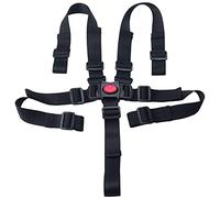 YUTOU Baby High Chair Straps, 5 Point Harness Straps Baby Seat Belt, Adjustable Harness Baby Safety Belt Strap, Tripp Trapp Harness for Stroller Pushchair Pram Buggy High Chair (Black)