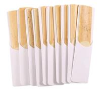 Yuuinnter 10Pcs/ Box Alto Saxophone Reeds Sax Reeds Strength 2.5 Woodwind Instrument Parts & Accessories