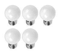 Yuuinnter 5 Pieces E27 0.5W AC220V White Incandescent Lamp Bulb Decoration Lamp