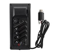 Yuuinnter Complete Kit EQ Pre-Amp plus Pickup for Acoustic Guitar 7545R-4 Bands plus Colume Control, Supplied with A Battery Box