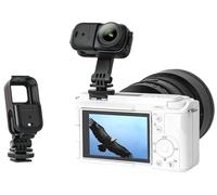 YUULNMOP 360° Rotatable Cold Shoe Mount Bracket for DJI Osmo Nano,Expansion Adapter Mount with Protective Frame,Quick Switch Horizontal/Vertical Shooting, Dual Camera Setup Bracket