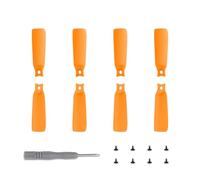YUULNMOP 8PCS Propellers Blades Compatible for DJI Flip,Quick Release Wing Blade Paddles Lightweight Vlog Camera Drone Propeller Accessories (Orange)