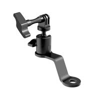 YUULNMOP High-Strength Aluminum Motorcycle Rearview Mirror Mount Holder Compatible with DJI Osmo Action 5 pro,Riding Video Shooting Stabilizer Bracket for Insta360 Ace Pro 2 Action Camera