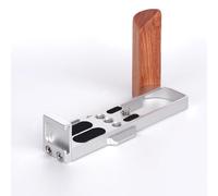 YUULNMOP L-Shape Metal Bracket with Wooden Hand Grip for Canon G7X2/G7X3, Quick Release L Plate Handgrip Holder Compatible with ARCA Standard, 1/4" Screw Hole,Cold Shoe & Battery Door Opening (Silver)