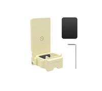 YUULNMOP Magnetic Mount Stand Compatible with DJI Osmo Pocket 3, Magnet Expansion Adapter with 1/4'' Screw Holes/Cold Shoe,Upgraded Camera Desktop Base Holder Accessories (Yellow)