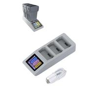 YUULNMOP Mini 5 Pro Charging Hub Kit, Parallel Charging Hub for DJI Mini 5 Pro/4/3 Series Drone Batteries,3-Slot Parallel Smart Charging Hub with LCD Display | PD Fast Charging with USB-C Cable