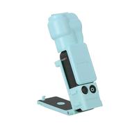 YUULNMOP Multifuctional Magnetic Bracket Mount + Gimbal Protector Lens Screen Protective Cover Compatible with DJI OSMO Pocket 3,with 1/4" Screw Foldable Two-Prong Interface & Cold Shoe (Sky Blue)