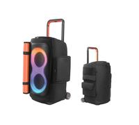 YUULNMOP Portable Speaker Carrying Case with Multiple Pockets Compatible with JBL PartyBox 520,Dustproof,Scratch-Resistant Storage Bag Foldable Cover for Travel,Parties,DJ Performances