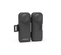 YUULNMOP Protective Case Compatible for Insta360 X5 X4 Lens and Screen Cover,Carrying Storage Bag Protective Cover Hard Shell Travel Protector with Wrist Strap for Insta360 X4 X5 Action Camera