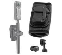 YUULNMOP Selfie Stick Holster Backpack Strap Clip Mount for Insta 360 X5 X4 Air Go Ultra ACE Pro 2 Ajustable Quick Release Bracket for DJI Osmo 360/Nano/Action 6 5Pro 4 Camera Accessories