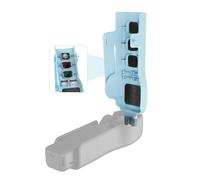 YUULNMOP Upgraded Colorful Gimbal Protective Case Cover Compatible for DJI Osmo Pocket 3,Camera Lens Protector Cap Magnetic Filter Storage Slots for Pocket 3 Accessories (Sky Blue)