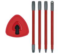 Yuunaie Mop Replacement Handle 4 Section Replacement Base Head Set Compatible with Vileda Spin EasyWring Mop Accessories for Floor Cleaning