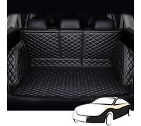 YUUSA Car Full Coverage Boot Liner for BMW i5 G61 Touring 530e eDrive40 M60 Touring 2024 2025, Waterproof Non-Slip Anti-Scratch Durable Leather Car Boot Liner Mat Accessories,A Black