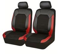 YUUSA Car Seat Covers for Mini Cooper R56 2006 2007 2008 2009-2014, Universal Comfortable and Breathable, Nonslip Cars Front Seat Covers Interior Accessories,D Red