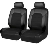 YUUSA Car Seat Covers for Mini Countryman R60 F60 One/S/Cooper/JCW 2016-2025, Universal Comfortable and Breathable, Nonslip Cars Front Seat Covers Interior Accessories,A All Black