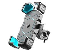 YUUSA Motorcycle Phone Mount for Triumph Speed Triple NN01/1050 2016, Adjustable Phone Holder, Waterproof Shockproof Protection for Outdoor Riding,A Handlebarstyle-C Blue