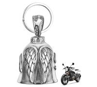 YUUSIKCO 1 Piece Motorcycle Guardian Bell, Bicycle Bell, Protective Bell Angel Bell, Motorcycle Bell Key Ring, Blessing of Peace, Lucky Charm