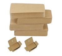 YUUTIAL Blank Flash Cards 200 Piece, 3.5x2 in Study Flashcards, Message Revision DIY Gift Index Cards for Graffiti Birthday Learning Notes(Brown)