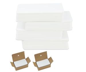 YUUTIAL Blank Flash Cards 200 Piece, 3.5x2 in Study Flashcards, Message Revision DIY Gift Index Cards for Graffiti Birthday Learning Notes(White)