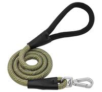yuuzue Dog Leash for Large Dogs Heavy Duty 4FT x 1/2" Highly Reflective Threads Dog Leash Chew-Resistant Nylon Leash Padded Handle Strong Rope Leash Training Leash for Medium Large Dogs Night Walking