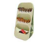 yuuzue Water Drink Packet Holder Plastic Water Packet Organizer Coffee Pod Storage Holder Clear Storage Containers for Home Office, Pantry Storage Bins for Water Flavor Packet Tea Bags Creamer Sugar