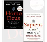 Yuval Noah Harari 2 Books Collection set-Homo Deus A Brief history of Tomorrow, Sapiens A Brief History of humankind
