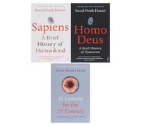 Yuval Noah Harari 21 Lessons, Homo & Sapiens 3 Books Collection Set