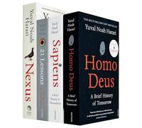 Yuval Noah Harari Collection 4 Books Set (Homo Deus, Sapiens A Brief History of Humankind, 21 Lessons for the 21st Century & Nexus)
