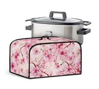 YUVAMAGIMO Cherry Blossom Slow Cooker Crock Pot Lid Pink Kitchen Gadgets Accessories Keep Kitchen Utensils Clean Pot Dust Cover Suitable for Most Pots and Pans Accessories Decorative