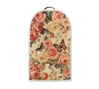YUVAMAGIMO Floral Butterfly Food Processor Dust Cover,Small Appliance Covers for Kitchen Blender Cover Dust Protection Washable Appliance Cover Stain Resistant Blender Cover for Home Kitchen