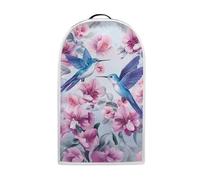 YUVAMAGIMO Hummingbird Floral Food Processor Dust Cover, Small Appliance Cover for Kitchen Blender, Stain Resistant, Home Kitchen