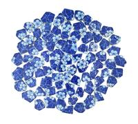 Yuvori 1.1 lbs Blue and White Irregular Porcelain Mosaic Tiles, DIY Handmade, Bathroom, Living Room, Kitchen Backsplash, Outdoor (03, Medium)