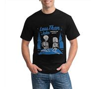 YUWANG Less Than Jake Men's Cotton Pop Short Sleeves T Shirt T Shirt T Shirt Black M