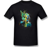 YUWANG New Summer Space Pals T-Shirt Cotton Ratchet Clank Quartu Gadgebots Game Ofertas Men Tshirt Black XXL
