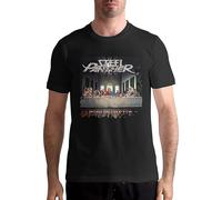 YUWANG Steel Panther All You Can Eat Men's Tops Short Sleeve T-Shirt Black XXL