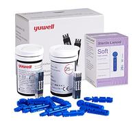 yuwell Blood Glucose Test Strips and Lancets for Model 582&710 Only x 50pcs