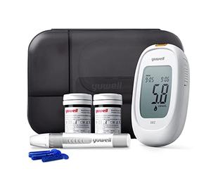 yuwell Blood Sugar Monitor, Diabetes Testing Kit with Test Strips x 50 and Lancets x 50, Blood Glucose Meter Ideal for Home Use, Batteries Include (Model 582)
