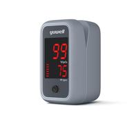 yuwell Pulse Oximeter | Blood Oxygen Monitor Finger Adults and Kids | Medical Grade, Ultra Light, Large LED Display, Light Blocking Design, Power Saving, Comfortable Touch