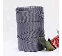 YUWEN 200m/roll 3mm Hollow Knitted Crochet Yarns For DIY Handbag Purse Basket Chunky Trapillo Nylon Cord Polyester Thread Round Rope