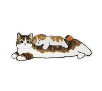 YUWEN Bedside Long Carpet Kawaii Cat Pattern Rug Soft Cute Living Room Floor Mat Fluffy Bedroom Area Rugs Home Decor
