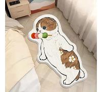 YUWEN Bedside Long Carpet Kawaii Cat Pattern Rug Soft Cute Living Room Floor Mat Fluffy Bedroom Area Rugs Home Decor