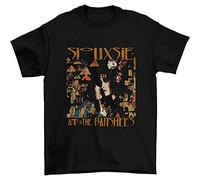 yuwen Men's Siouxsie and The Banshees T Shirt Black S