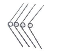 YUWIXMOX 4 Pack Torsion Spring Replacement V Shape Spring Kit for Pruning Shears, Silver, Bypass, Anvil Blade