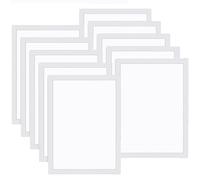 yuwqqoajv 10x A4 Frames Magnetic Picture Decor Self-Adheve Hinged Information Frame, 10x,For Diamond Paint A4 For Home Wall, silver, 【21 * 29.7CM】-