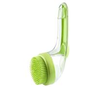 yuwqqoajv 2pieces Safe And Comfortable Pet Grooming With Pet Bath Brush Dog But Also Durable. Is Safe ABS Scrubber Bath Brush, blue