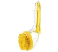 yuwqqoajv 2pieces Safe And Comfortable Pet Grooming With Pet Bath Brush Dog But Also Durable. Is Safe ABS Scrubber Bath Brush, yellow